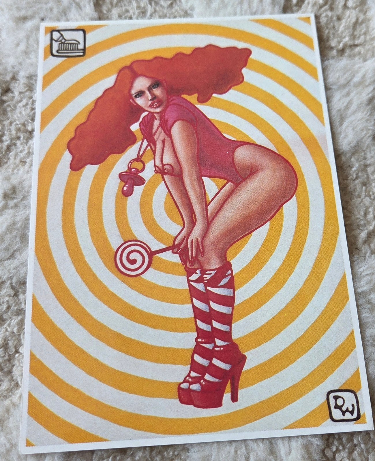 Ze smaakte naar honing - Sexy Pin-up, Verzenden, 1980 tot heden, Ongelopen, Overige thema's