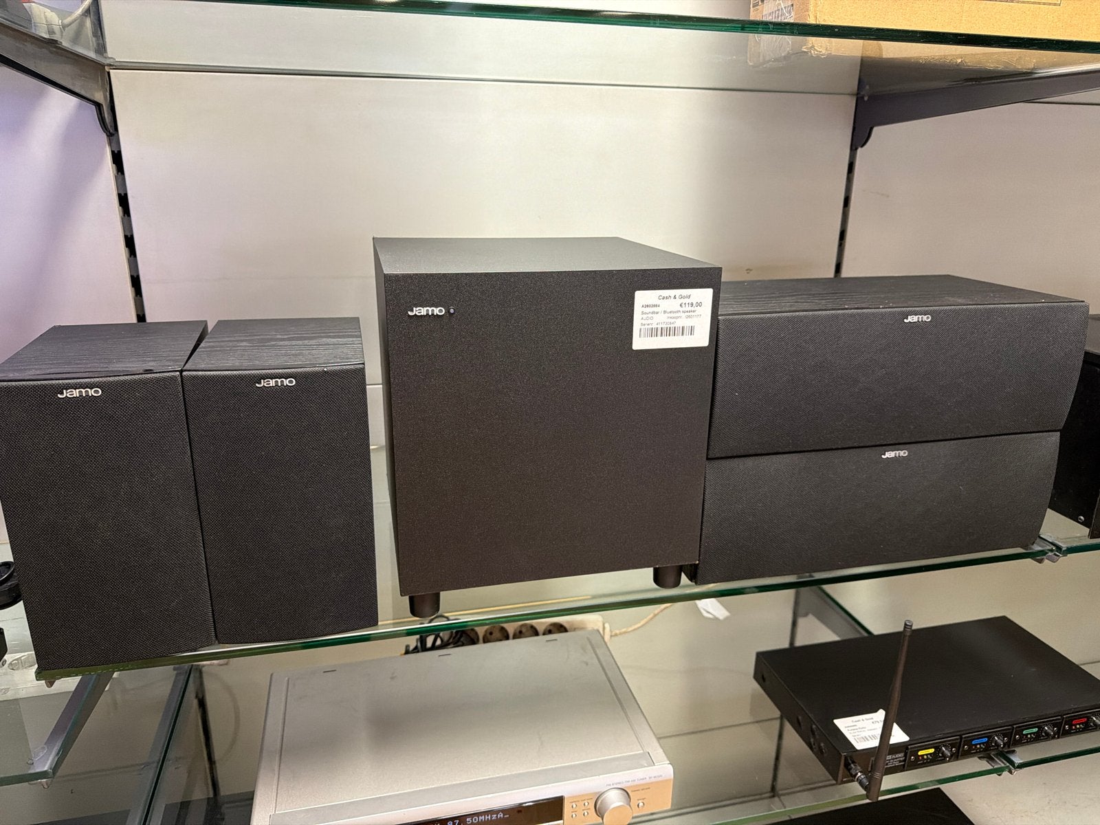 Jamo speakerset met subwoofer - Nette staat, Audio, Tv en Foto, Jm, Speakerset, Ophalen of Verzenden, Jm