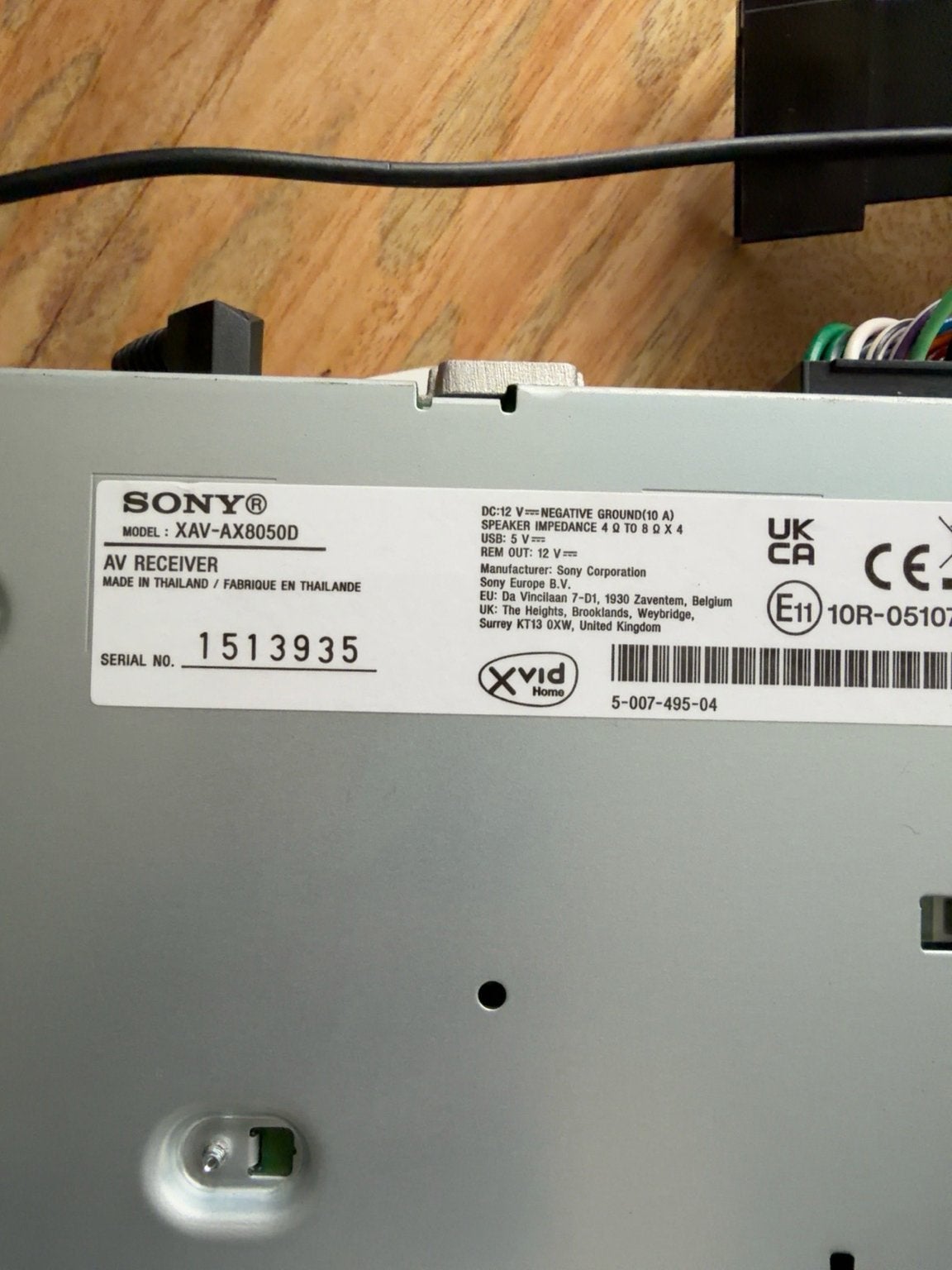 Sony XAV-AX8050D multimedia autoradio, Auto diversen, Autoradio's, Zo goed als nieuw, Ophalen
