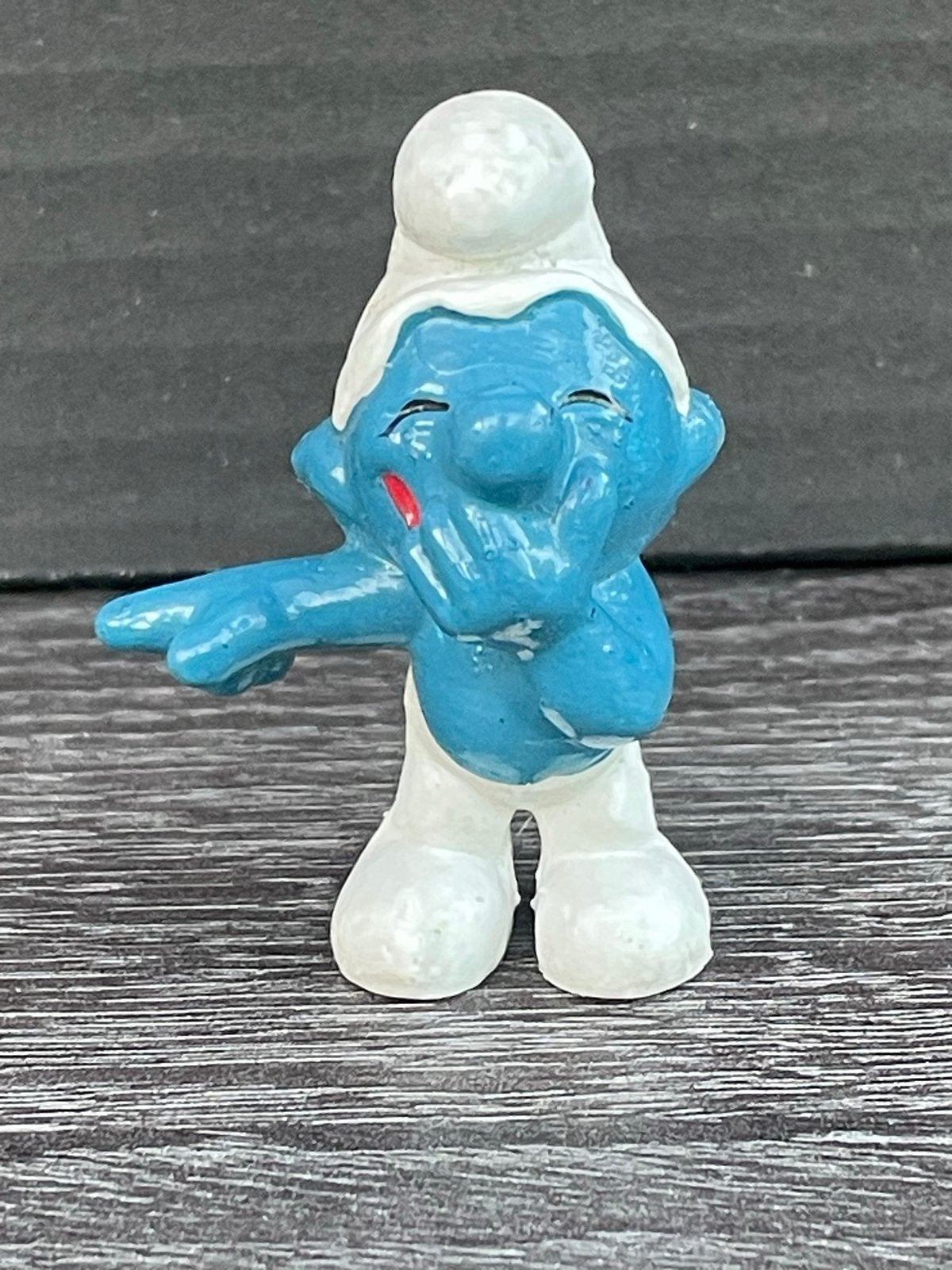 Vintage Smurf figuurtje - Lolsmurf, Verzamelen, Smurfen, Ophalen of Verzenden, Gebruikt, Lolsmurf, Poppetje, Figuurtje of Knuffel