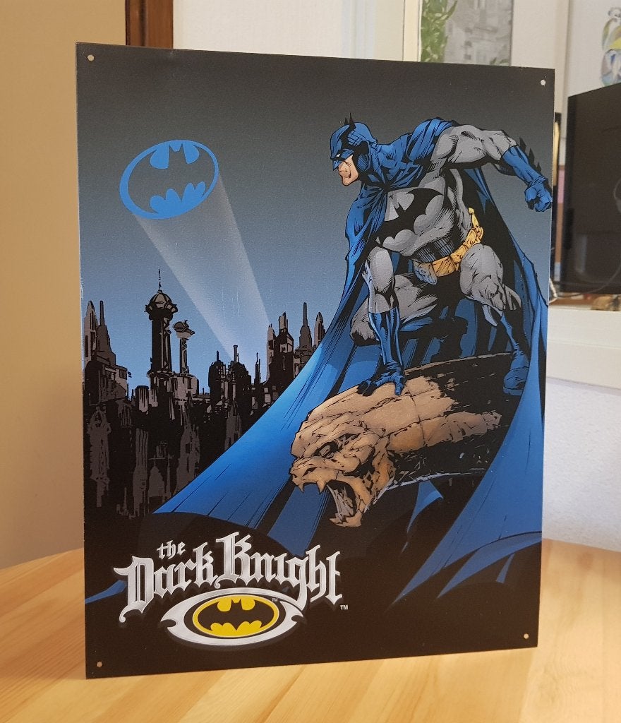 Batman The Dark Knight metalen XL poster A3, Ophalen of Verzenden, A1 t/m A3, Film en Tv, Rechthoekig Staand