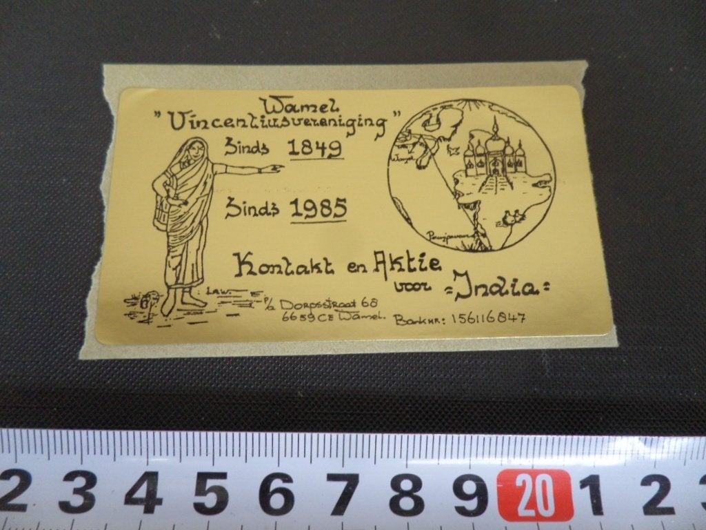 stickerWamel Vincentiusvereniging sinds 1849, Ophalen, Zo goed als nieuw