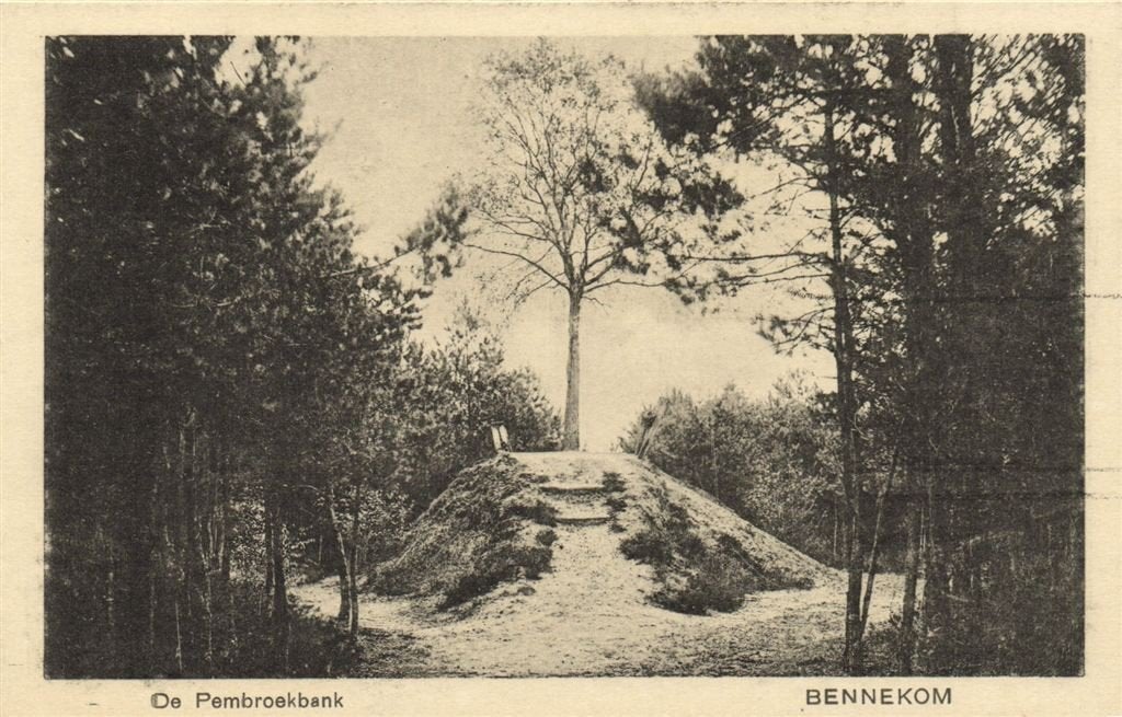 De Pembroekbank - Bennekom - ongelopen, Ophalen of Verzenden, 1920 tot 1940, Ongelopen, Gelderland