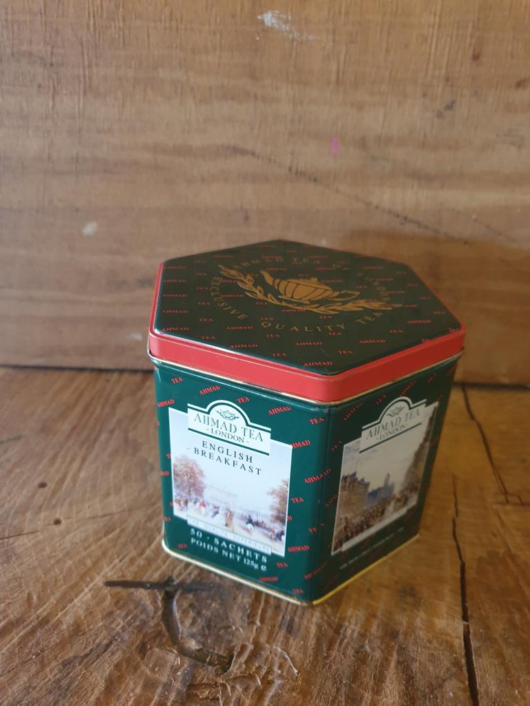Ahmad Tea London blik, Verzamelen, Blikken, Ophalen of Verzenden