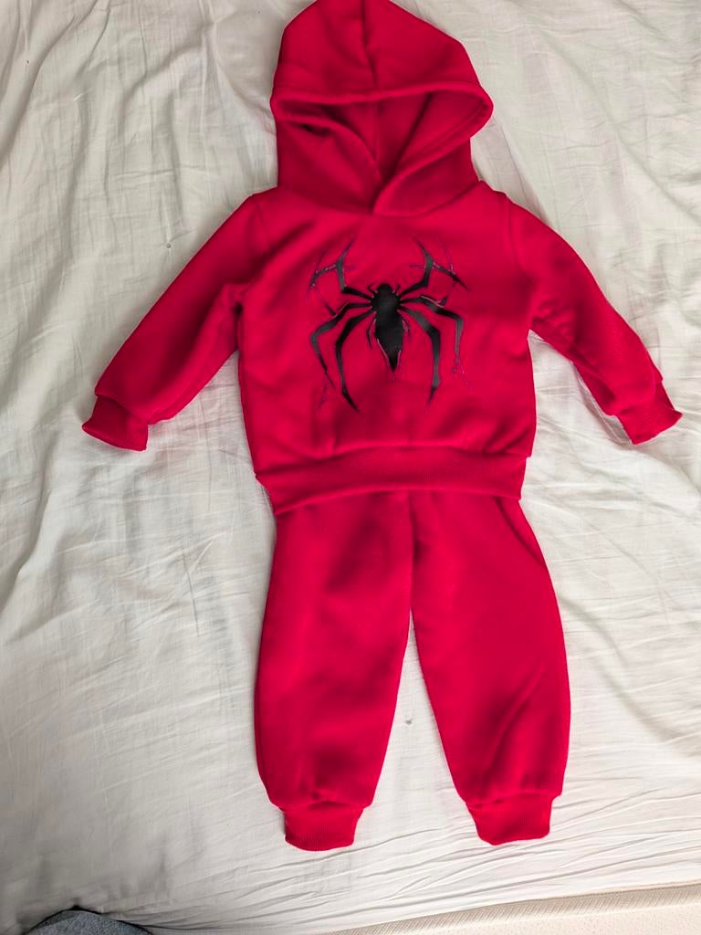 Spiderman trainingspak, Ophalen of Verzenden, Zo goed als nieuw, Rood