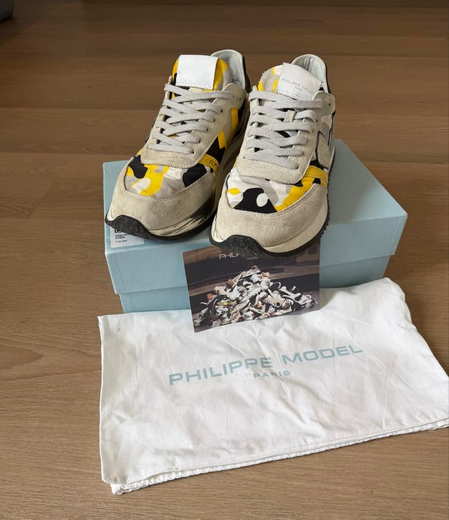 Philippe Model Paris Sneakers Maat 43, Ophalen of Verzenden, Zo goed als nieuw, Overige kleuren, Sneakers of Gympen