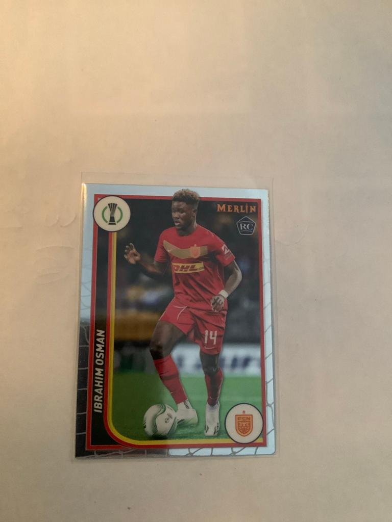 Ibrahim Osman Topps Merlin RC FC Nordsjælland #52, Ophalen of Verzenden, Nieuw, Plaatje