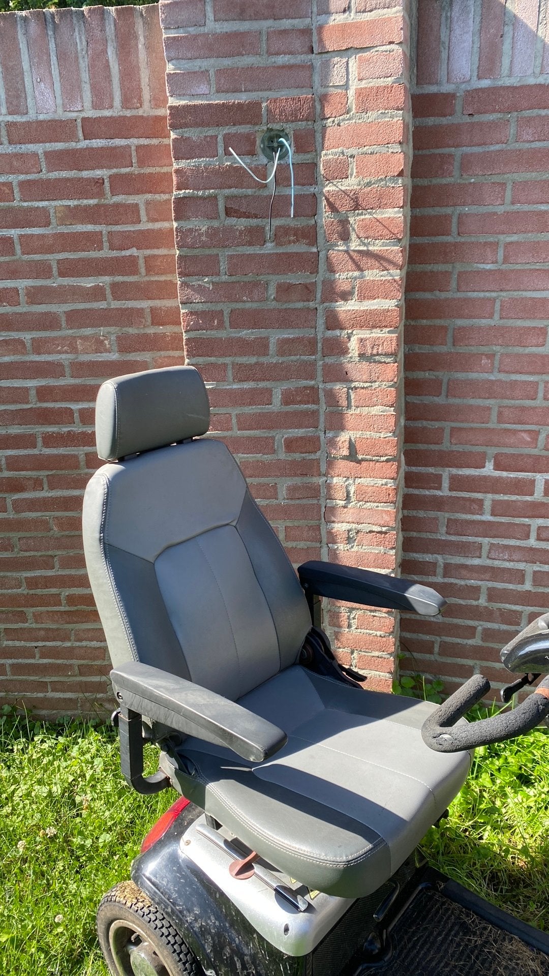 Stoel voor scoot mobil, Tuin en Terras, Ophalen, Zo goed als nieuw, Verstelbaar