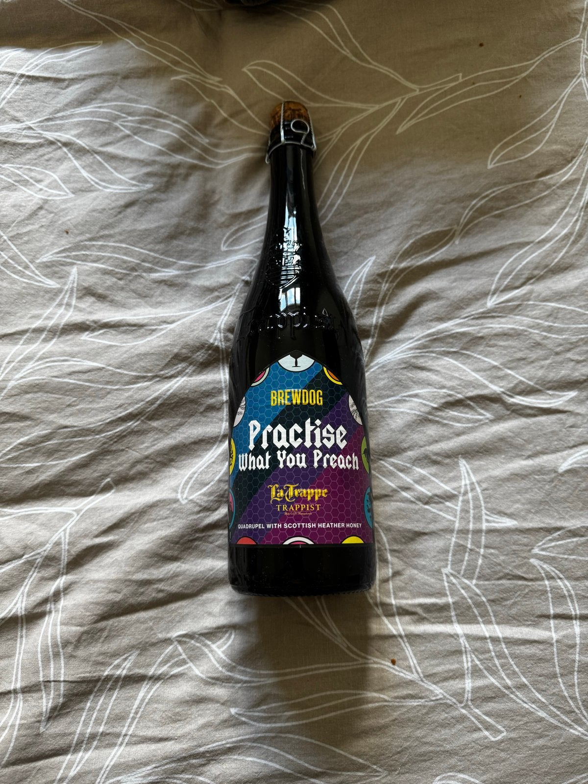 Brewdog Practise What You Preach La Trappe Quadruple, Ophalen of Verzenden, Nieuw, Flesje(s), La Trappe