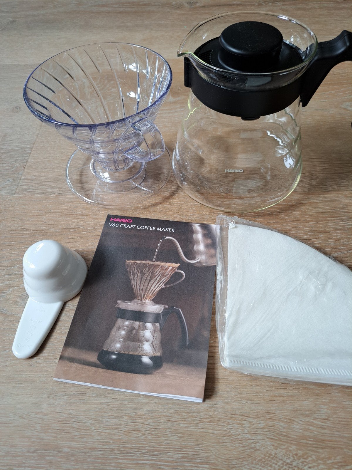 Hario V60 Craft Coffee Maker - Nieuw in doos, Witgoed en Apparatuur, Koffiezetapparaten, Overige modellen, Nieuw, Gemalen koffie