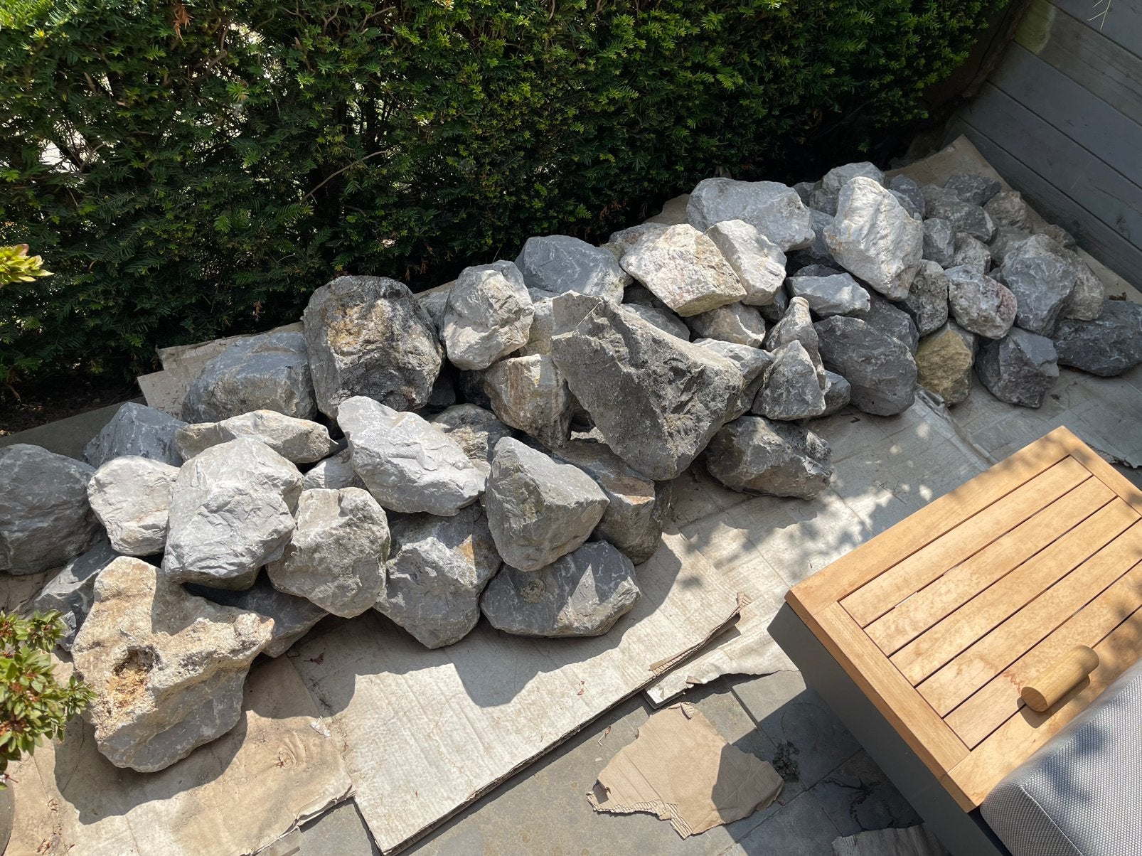 Ardenner steen keien, Tuin en Terras, Ophalen, Gebruikt, Kei