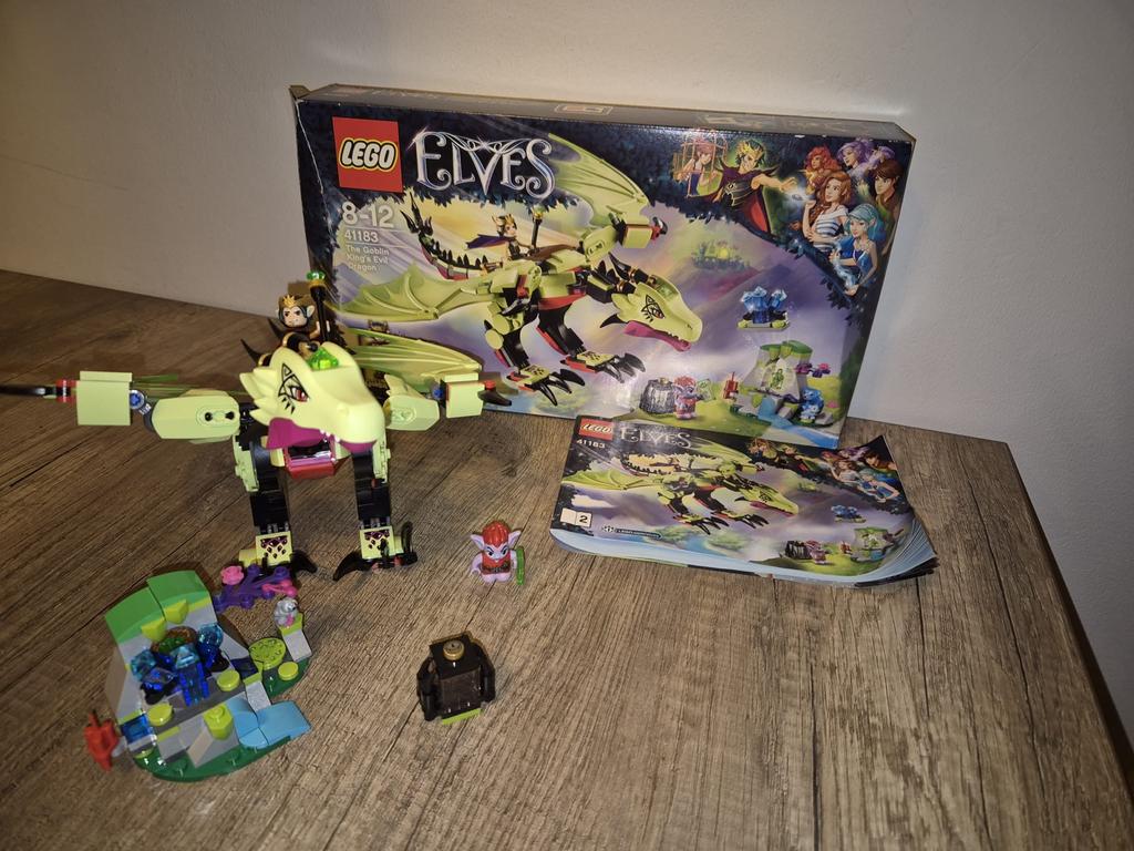 Lego Elves 41183 The Goblin King's Evil Dragon, compleet, Ophalen, Gebruikt, Complete set, Lego