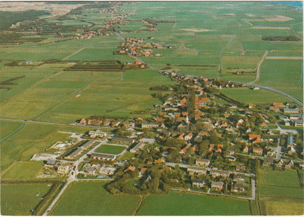MIDSLAND Panorama Luchtfoto, Verzenden, 1980 tot heden, Gelopen, Waddeneilanden