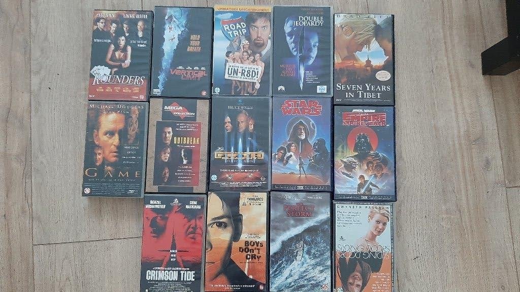 VHS 14 Videobanden collectie, Cd's en Dvd's, VHS | Film, Ophalen, Nederlands ondertiteld, Alle leeftijden, Overige genres