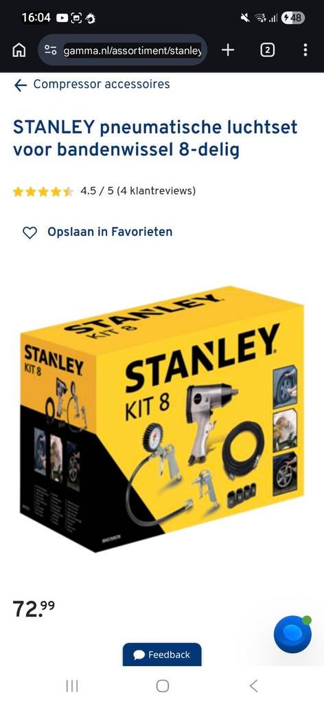 Compressor set dit is een Koop(je) hem 1x gebruikt €49,99, Ophalen of Verzenden, Zo goed als nieuw