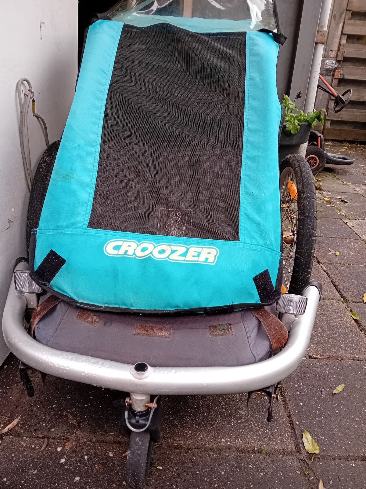 Croozer fietskar/buggy voor 1 kind, Fietsen en Brommers, Fietsaccessoires | Aanhangers en Karren, Ophalen, Gebruikt, Kinderkar