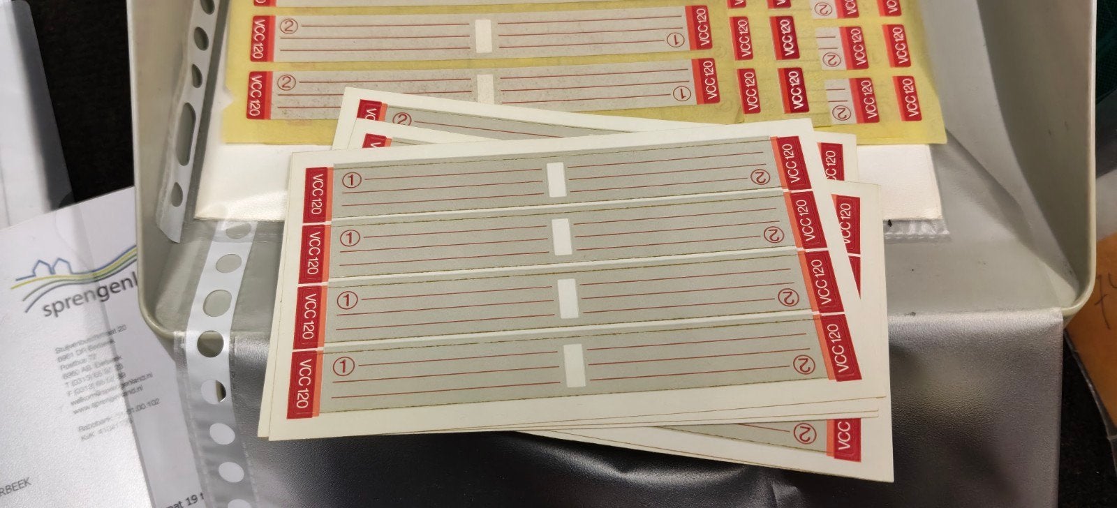 Video 2000 Phillips cassette stickers, Ophalen of Verzenden
