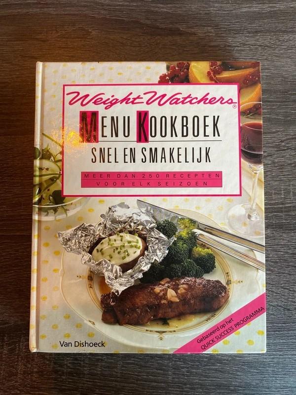 Weight Watchers Menu Kookboek: Snel en Smakelijk, Hoofdgerechten, Weight Watchers, Ophalen of Verzenden, Zo goed als nieuw