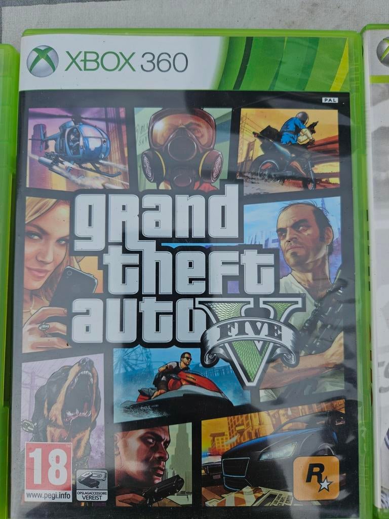 Grand Theft Auto V (GTA 5) - Xbox 360 Game, Avontuur en Actie, Online, Gebruikt, Vanaf 18 jaar