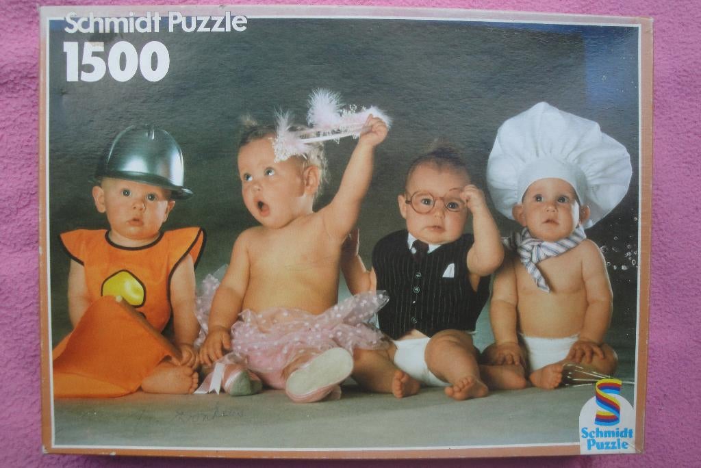 SCHMIDT PUZZLE 1.500stukjes voor 3.50euro, Ophalen of Verzenden, 500 t/m 1500 stukjes, Zo goed als nieuw, Legpuzzel