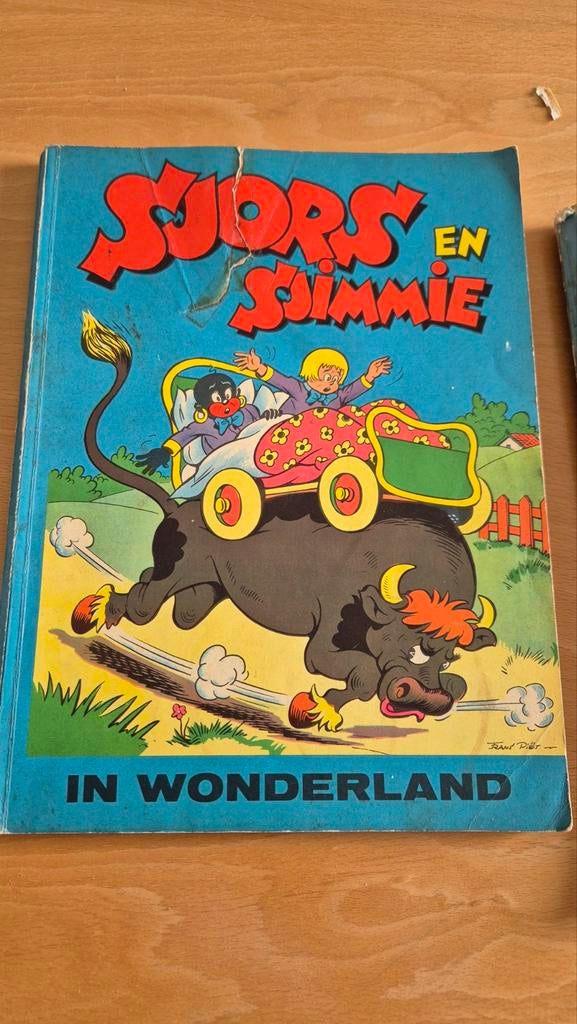 Sjors en Sjimmie & Pinokkio stripboeken (3 stuks), Boeken, Meerdere stripboeken, Ophalen of Verzenden, Gelezen, Frans Piët, Walt Disney