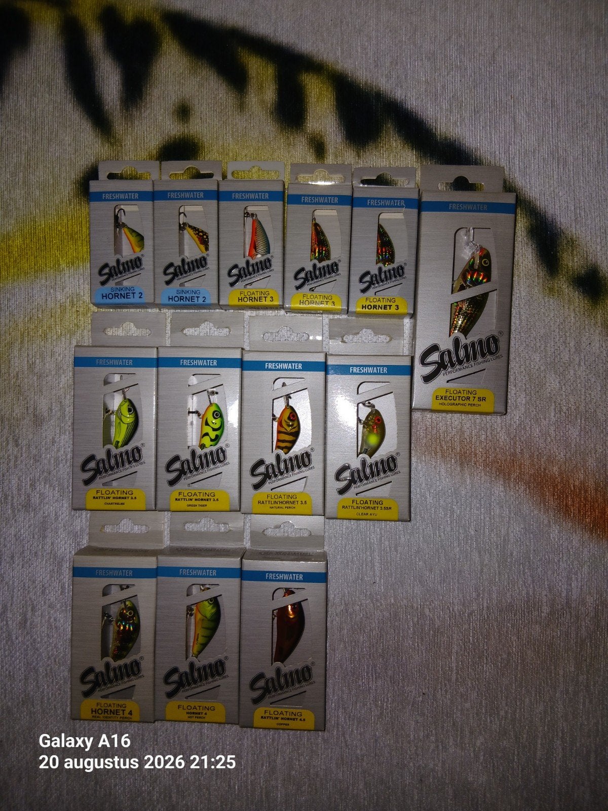 Set Salmo Hornet,Ratlin Hornet,Executor 13stuks, Watersport en Boten, Ophalen of Verzenden, Nieuw, Overige typen