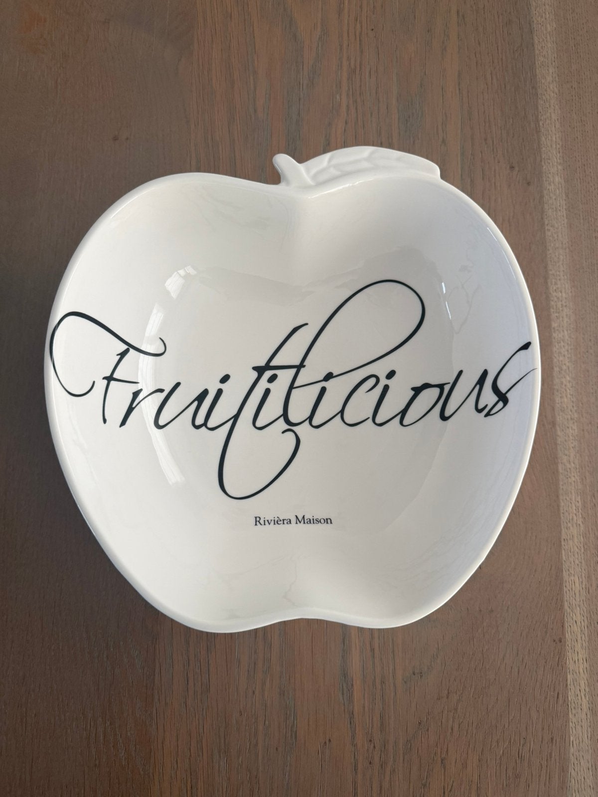 Riviera Maison Fruitilicious Fruitschaal Appelvorm •zgan•, Ophalen, Zo goed als nieuw, Overige stijlen, Schaal of Schalen