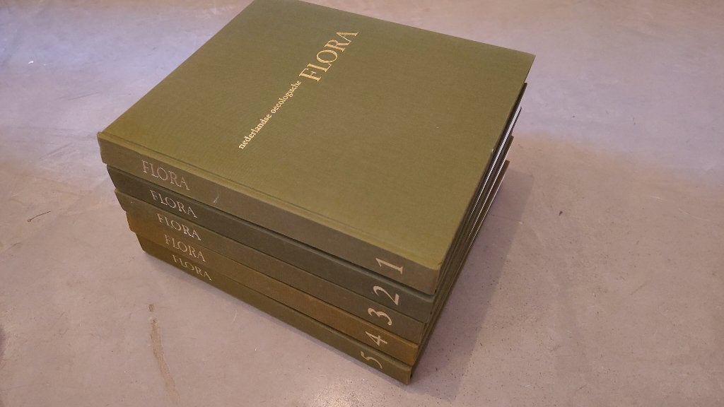 Complete Nederlandse Oecologische Flora deel 1, 2, 3, 4, 5, Boeken, Gelezen, Bloemen, Planten en Bomen, Ophalen of Verzenden, E.J. Weeda, R. Westra, Ch. Westra en T. Westra
