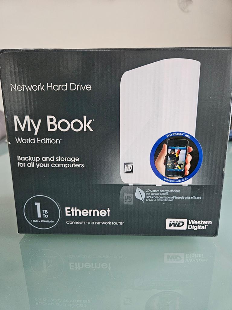My Book Hard Drive (1TB), Computers en Software, Harde schijven, Ophalen of Verzenden, Nieuw, Laptop, USB