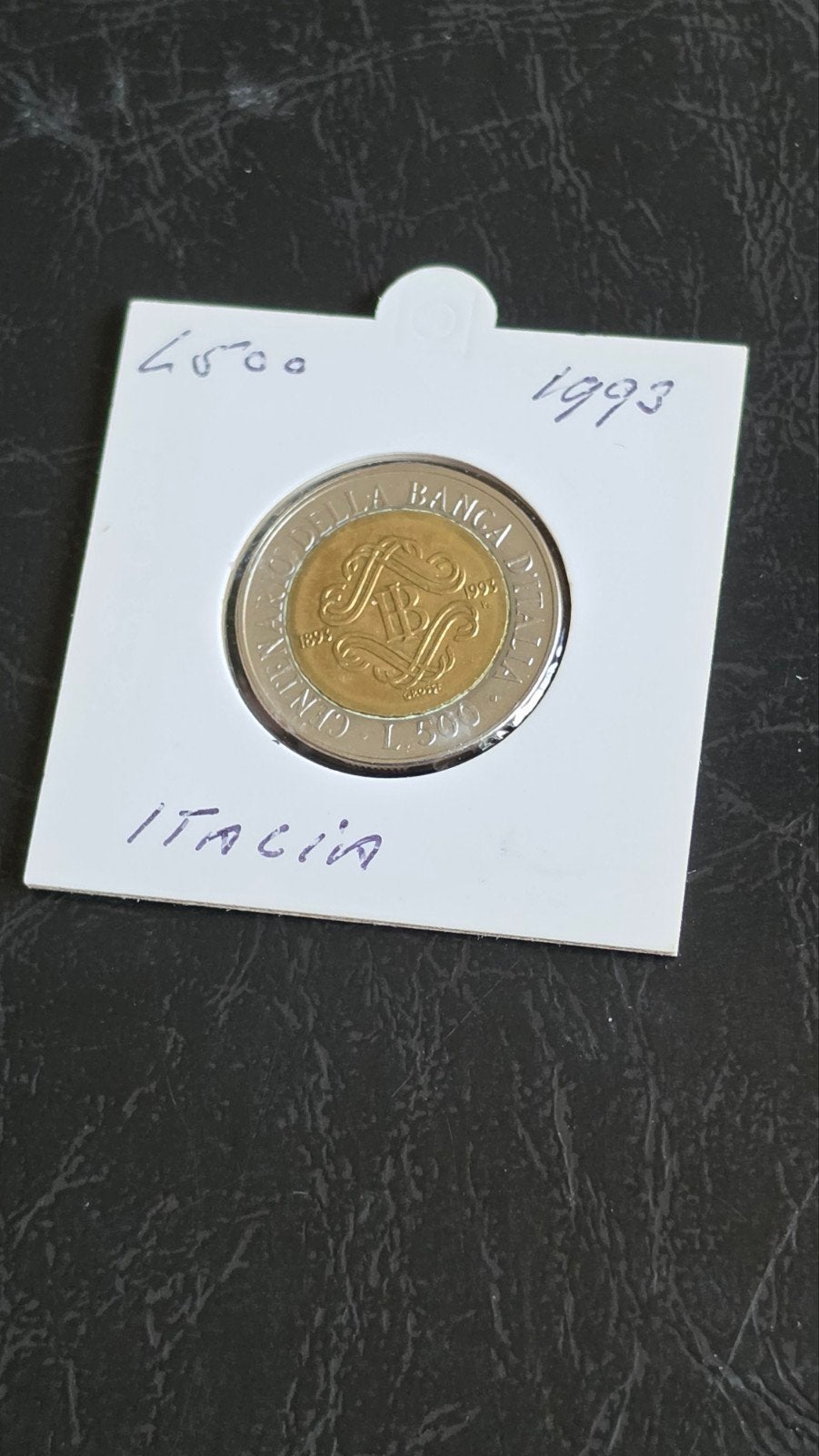 Italiaanse 500 Lire munt 1993, Postzegels en Munten, Ophalen of Verzenden, Losse munt