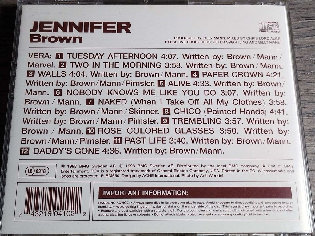 Jennifer Brown - Vera, Ophalen of Verzenden, Zo goed als nieuw, Soul