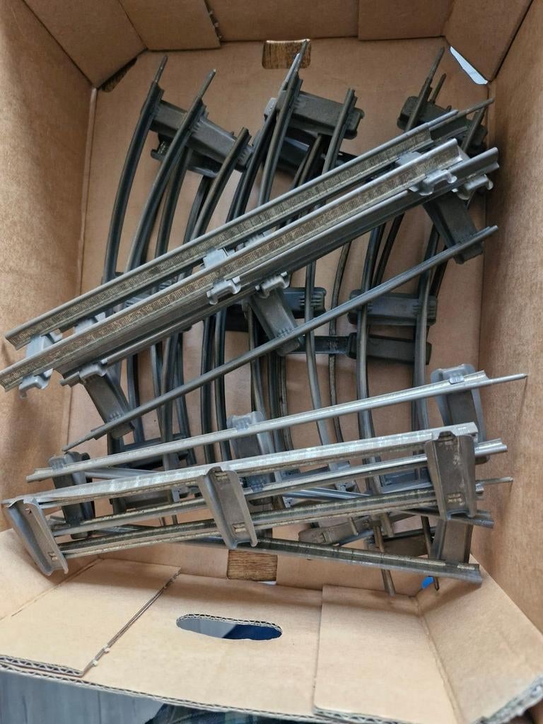Te koop blikken treinbaan, Antiek en Kunst, Ophalen of Verzenden