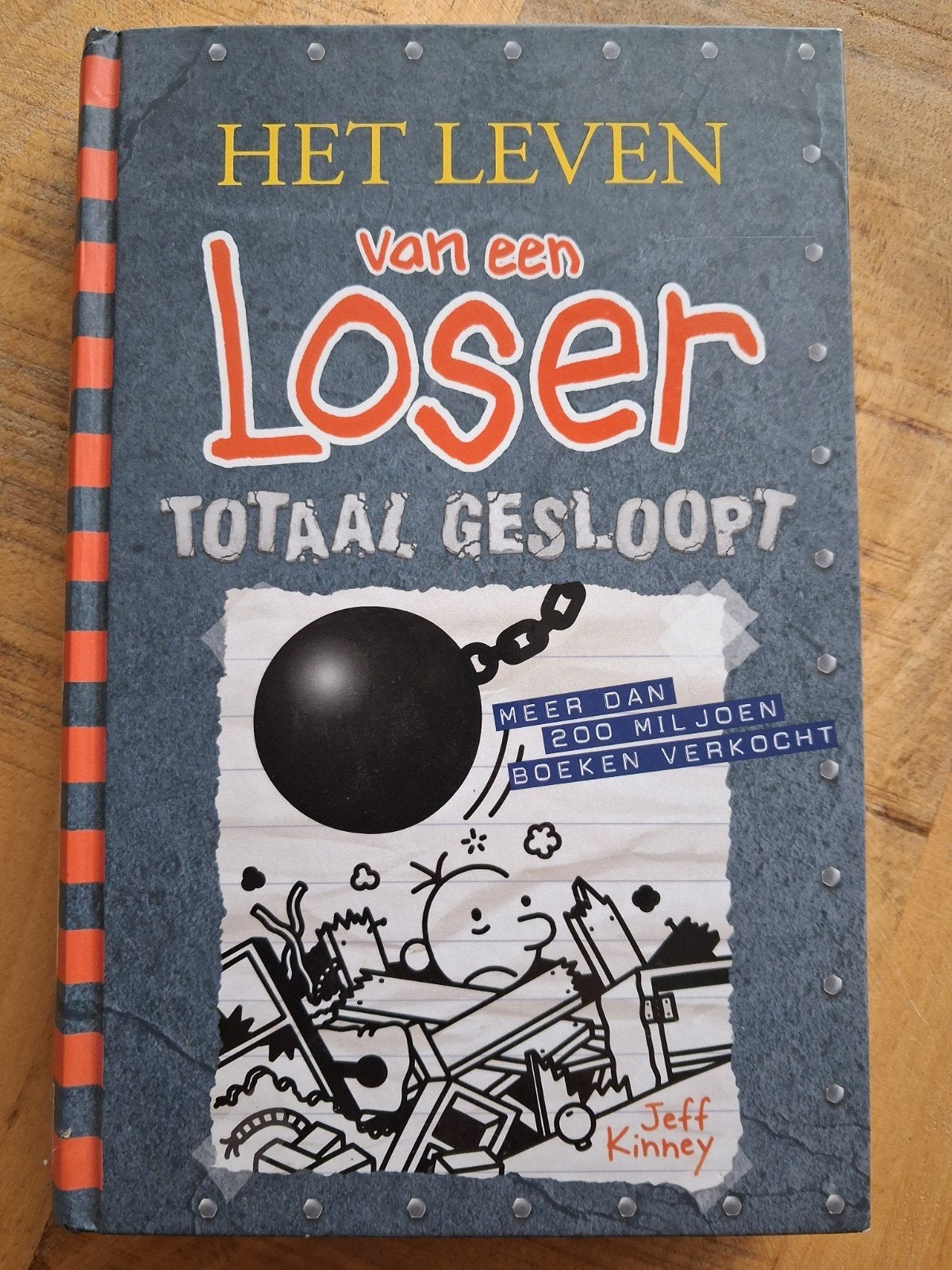 Jeff Kinney  - Het leven van een Loser - totaal gesloopt, Ophalen of Verzenden, Jeff Kinney