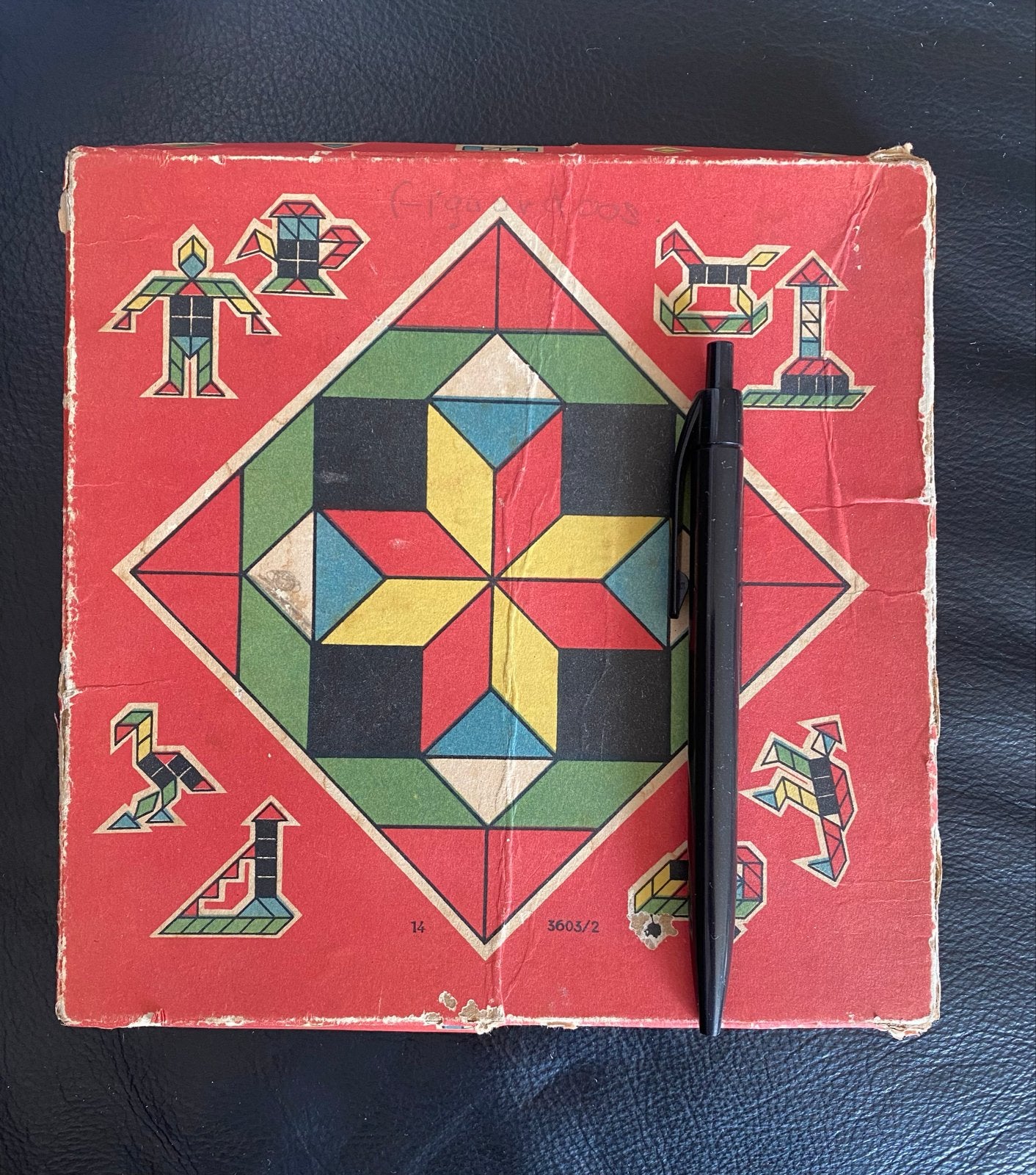 Vintage Houten Blokken Puzzel - Kleurrijk en Educatief, Ophalen of Verzenden, Gebruikt, Overige typen