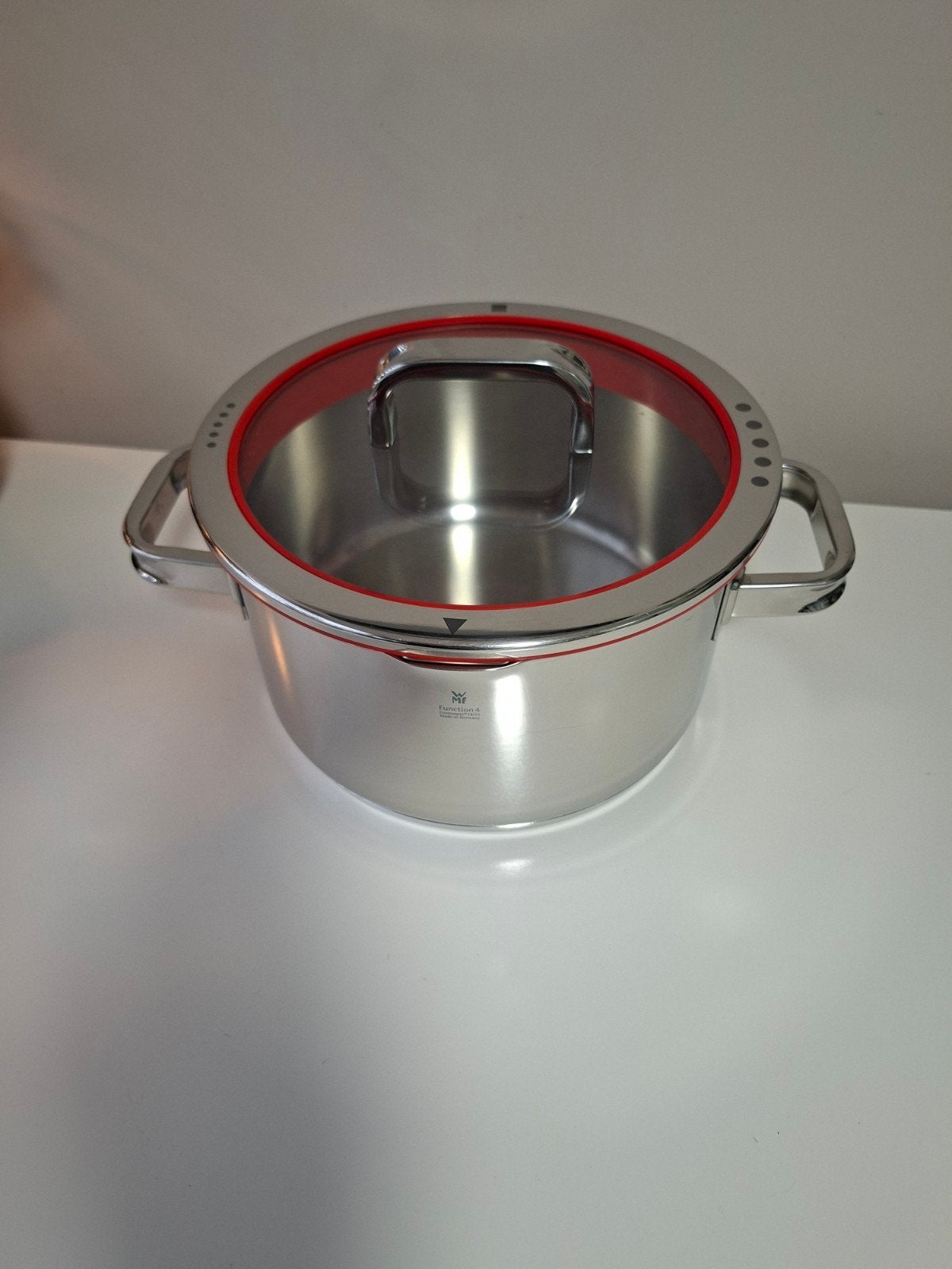WMF Function 4 Kookpan Laag 24 cm - Zo goed als nieuw, Ophalen of Verzenden, Zo goed als nieuw, Kookpan, Geschikt voor inductie