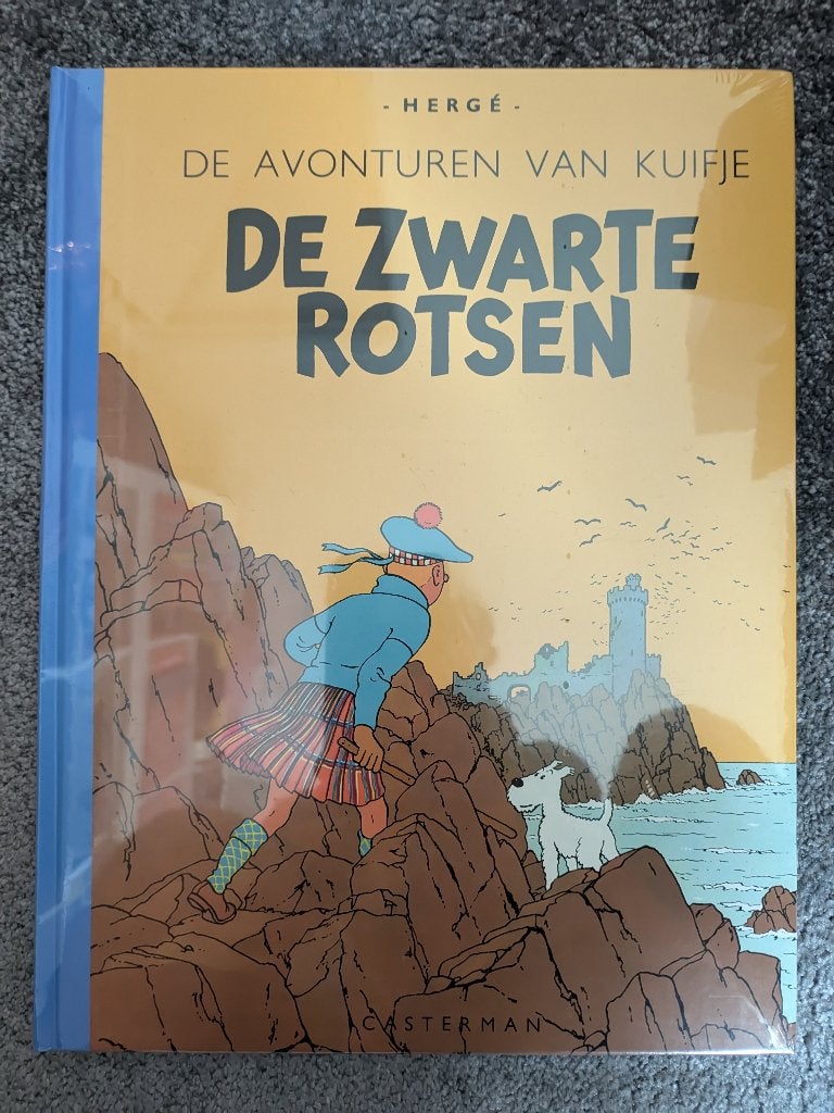 De zwarte rotsen SB4566503, Eén stripboek, Nieuw, Ophalen of Verzenden, Hergé
