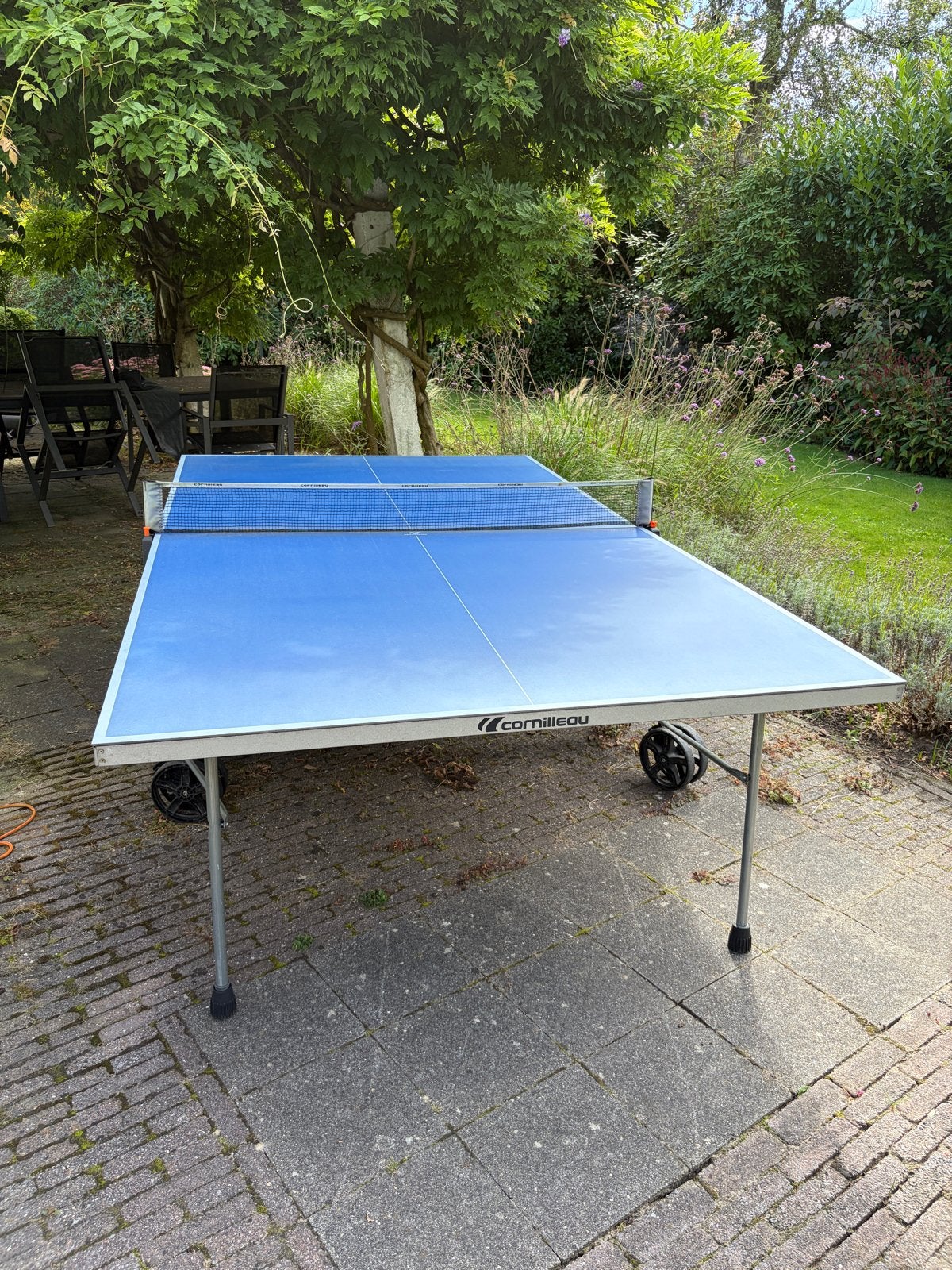 Cornilleau 100S Crossover Outdoor Tafeltennistafel izgst, Sport en Fitness, Tafeltennis, Ophalen, Gebruikt, Tafel Outdoor, Verrijdbaar