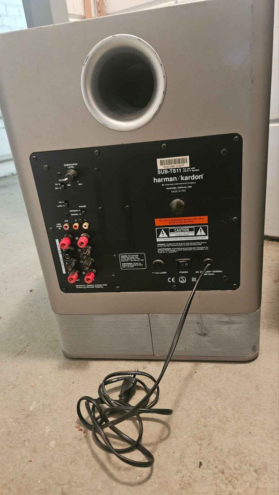 harman kardon subwoofer, Audio, Tv en Foto, Luidsprekers, Ophalen of Verzenden, Subwoofer, Overige merken