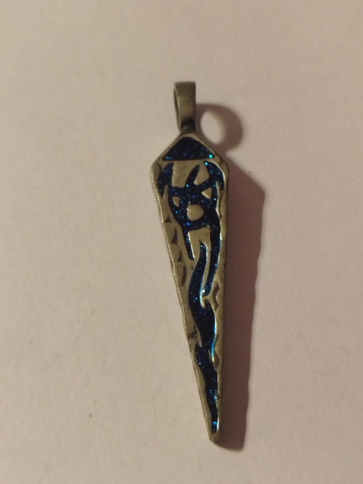 Hanger, Ophalen of Verzenden, Zo goed als nieuw, Zilver, Overige materialen