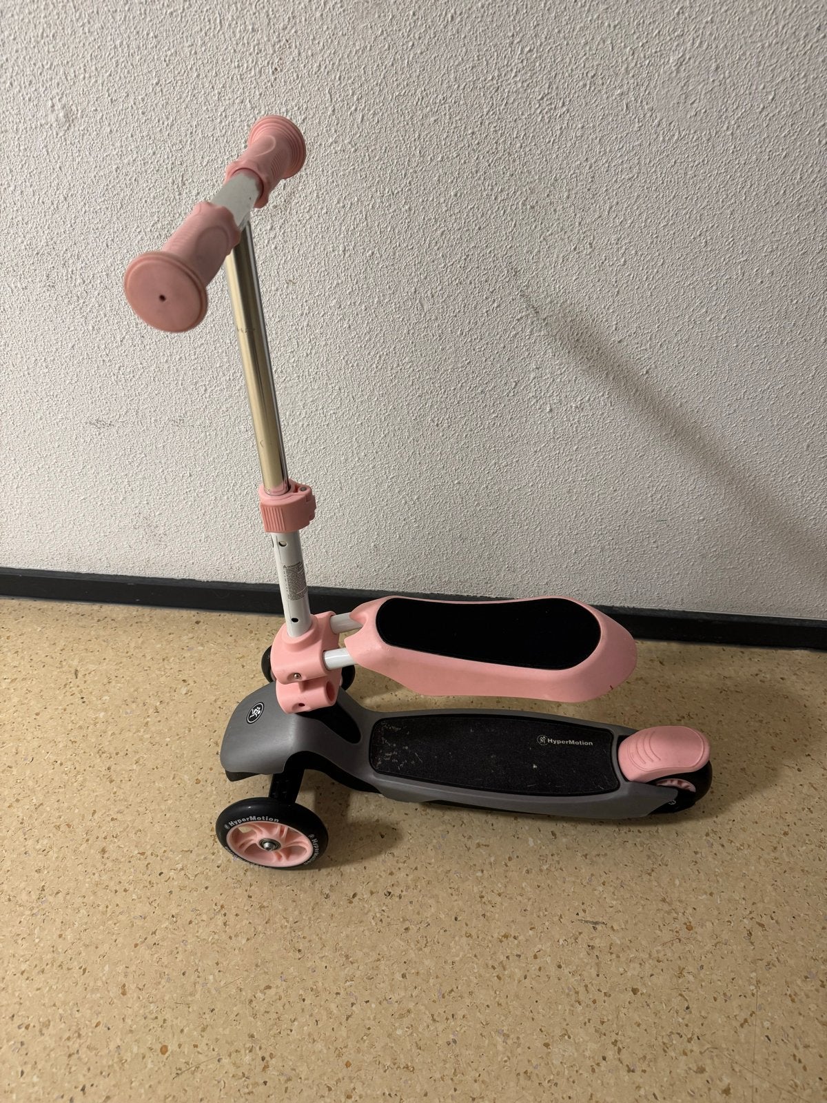 Roze kinderstep - HyperMotion, Fietsen en Brommers, Ophalen of Verzenden, Gebruikt, Gewone step