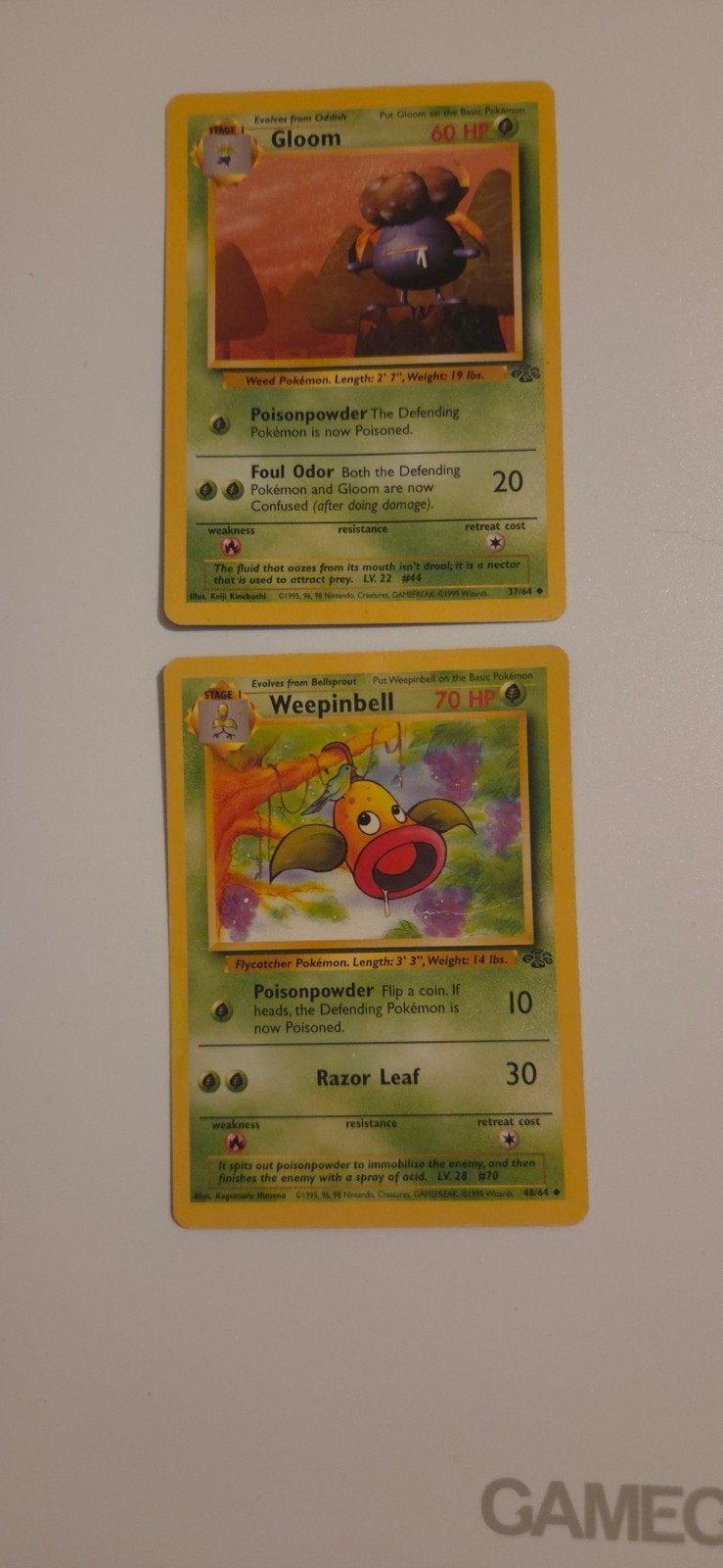 Gloom en Weepinbell Jungle, Ophalen