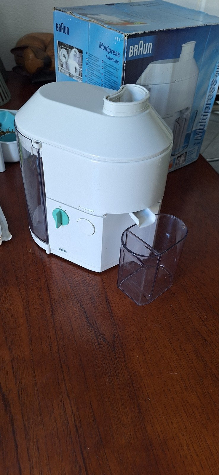 sapcentrifuge de luxe, merk Braun multipress automatic mp 80, Ophalen of Verzenden, Zo goed als nieuw, Blender