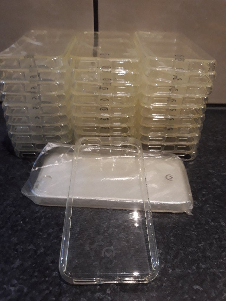 33x iPhone SE / 5S / 5 (2016) Hoesjes Transparant – NIEUW!, Nieuw, Hoesje of Tasje, Ophalen of Verzenden, Siliconen