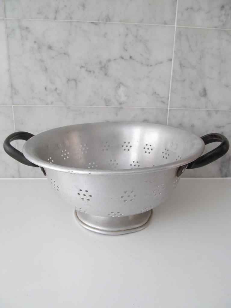 Vintage aluminium vergiet, Ophalen of Verzenden