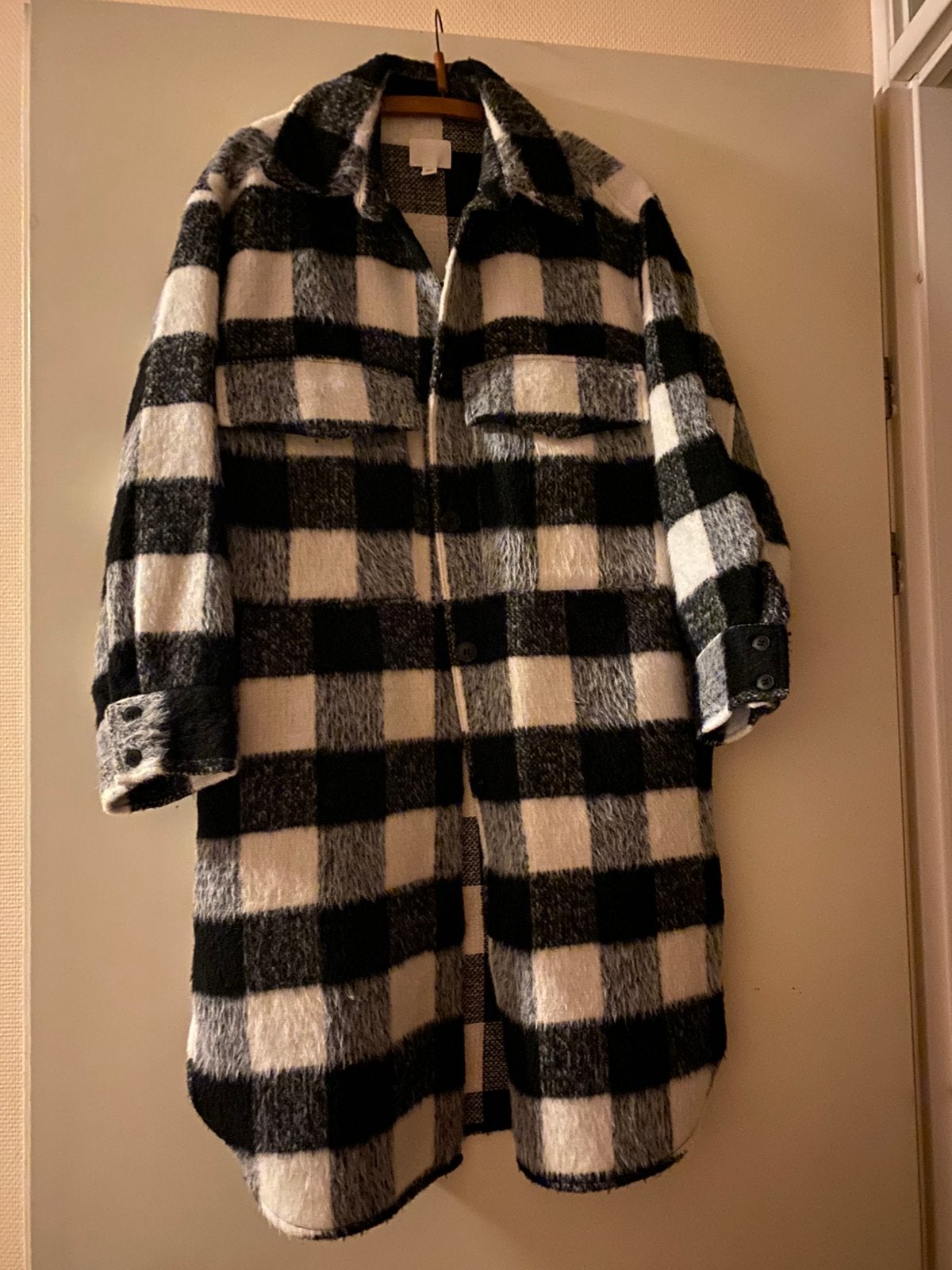 H&M najaarsjas, Kleding | Dames, Jassen | Winter, Ophalen of Verzenden, Zo goed als nieuw, Zwart