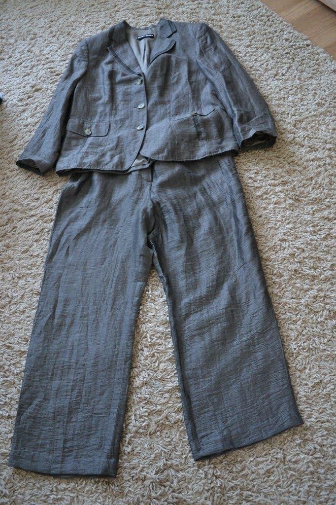 Broekpak van Gerry Weber maat 44/46, Maat 46/48 (XL) of groter, Ophalen of Verzenden, Zo goed als nieuw, Grijs