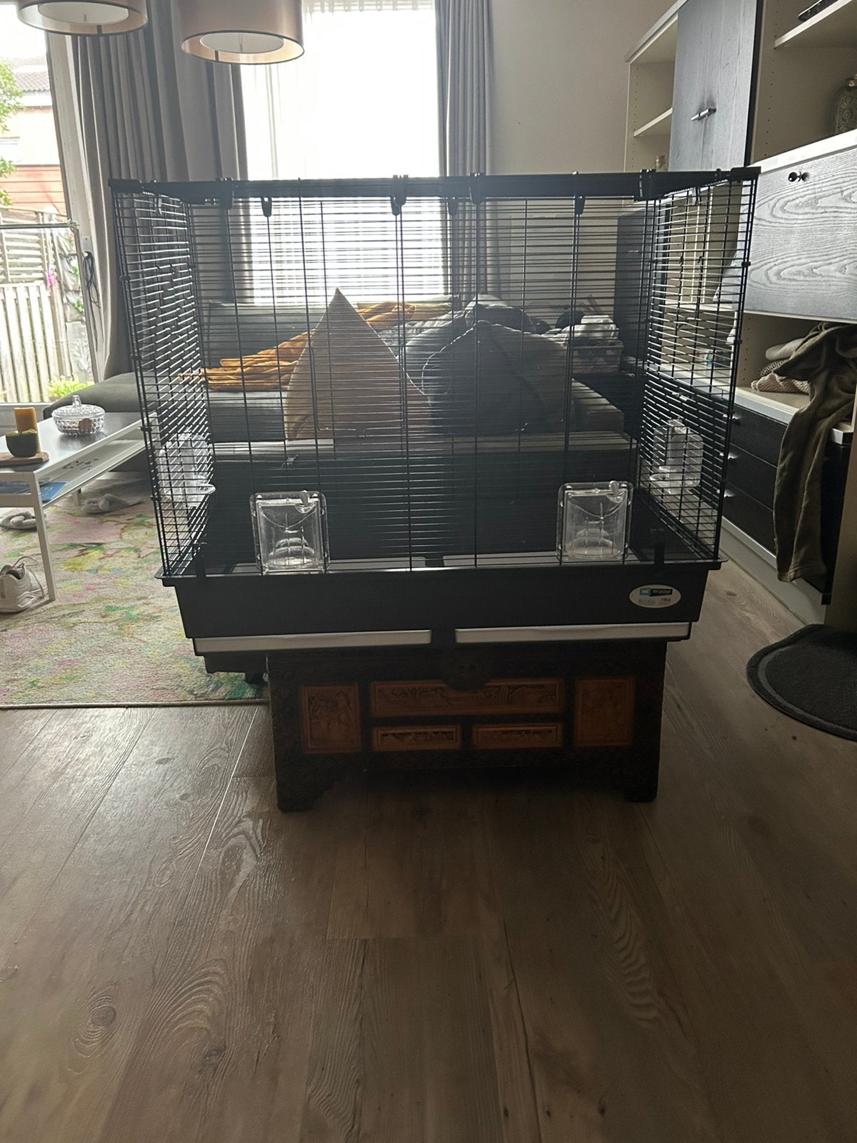 Ratten / vogelkooi, Dieren en Toebehoren, Ophalen, Zo goed als nieuw, Metaal, Vogelkooi