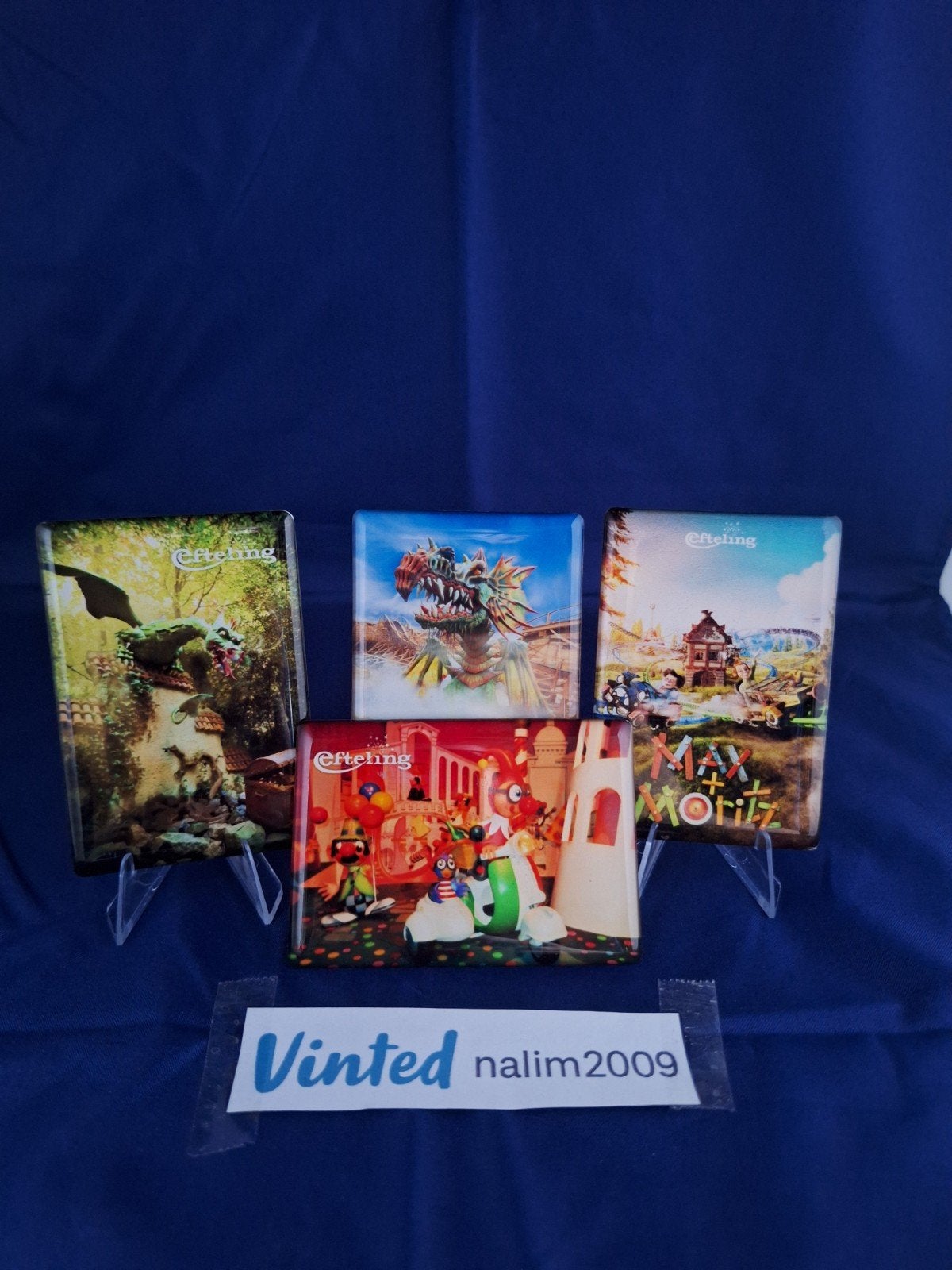 Efteling magneten set van 4, Verzamelen, Ophalen of Verzenden, Gebruikt, Gebruiksvoorwerp