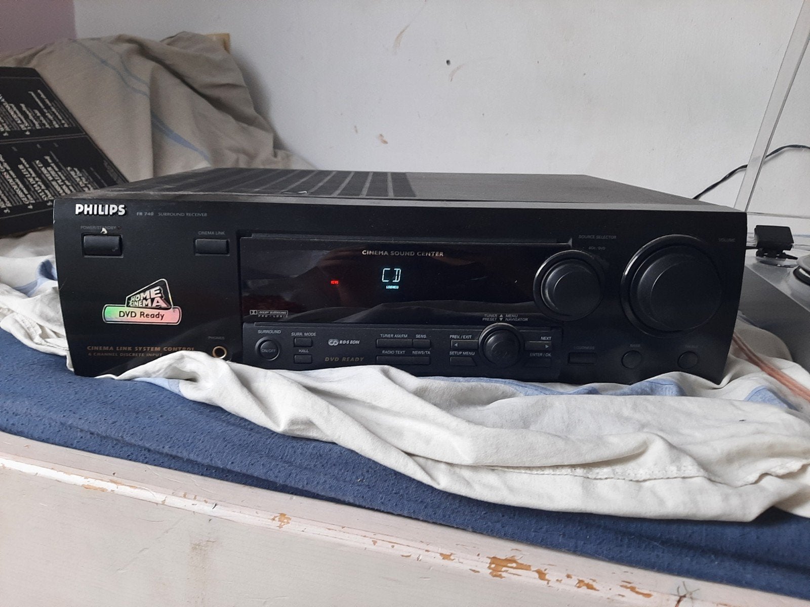 Philips FR740 Surround Receiver - Cinema Sound Center, Ophalen of Verzenden