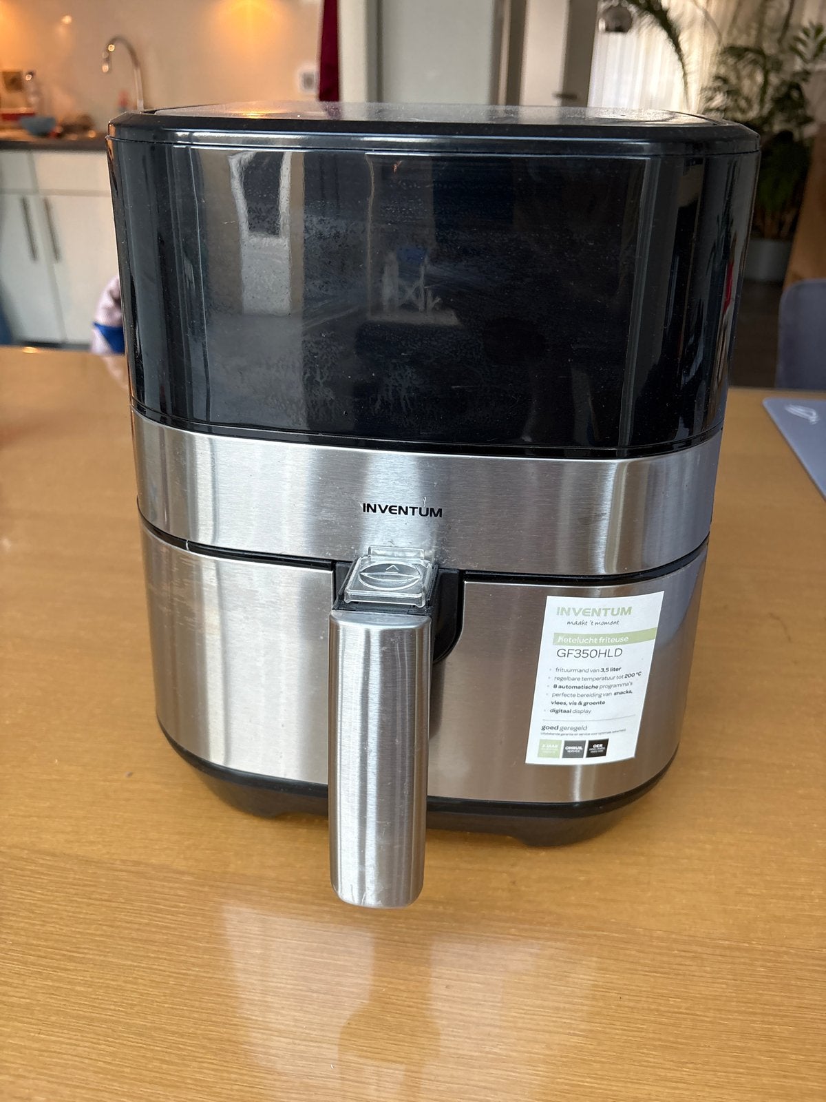 Inventum GF350HLD Heteluchtfriteuse - nieuw, Ophalen of Verzenden, Nieuw, Airfryer, 1000 t/m 1499 gram